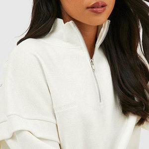 Femmes meilleur Design quart Zip survêtement nouveau Look manches longues col montant survêtement pour hiver mode tenue - Product Image 6