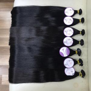 Gran oferta 2023, extensiones humanas, pelo liso doble, Marrón natural, pelo halo vietnamita, Rubio, fábrica mcsara - Product Image 1