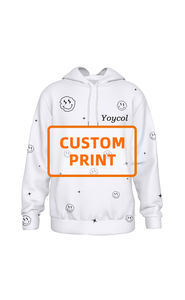 Sudaderas con Capucha de Invierno Sublimadas con Estampado de Serigrafía Bordada Personalizada al por Mayor, 100% Algodón, Colores Personalizados, Transpirables - Product Image 3