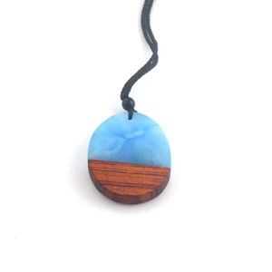 SCI Handmade Wood & Resin Unique Design Wholesale <b>Pendant</b> Type <b>Necklace</b> <b>Necklace</b> Fashion Jewelry Accessories Women - Product Image 1