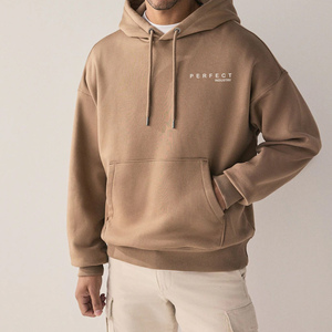 Industrie parfaite 100% sweats à capuche en coton vierge épais polaire poids lourd sweats à capuche surdimensionnés impression personnalisée Logo sweats à capuche et sweat-shirts - Product Image 1