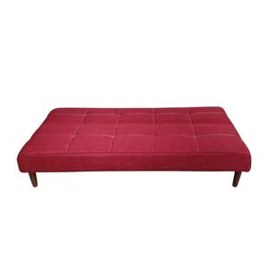 Minimally Designed Multifunctional <b>Convertible</b> <b>Sofa</b> <b>Bed</b> Red 168x86x33cm SFG68021 Reclining Wooden for Living Room Home Furniture - Product Image 1