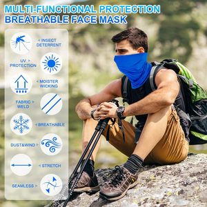 Men and Women's Neck Gaiter Face Mask Balaclava & <b>Bandana</b> <b>Headband</b> Common Fabric for Daily Use - Product Image 4