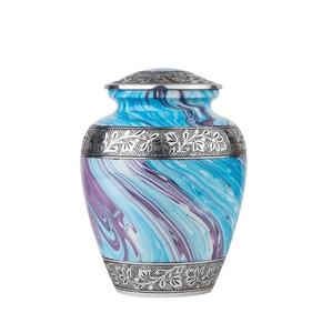 โกศเพลิงศพทํามือสําหรับเถ้ามนุษย์ โกศฝังศพส่วนบุคคลขนาดใหญ่สําหรับงานฝีมือสําหรับเถ้าสุนัข - Product Image 5