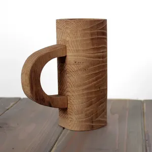 Chope à bière en céramique Viking Wood Design de qualité supérieure pour le bureau ou le restaurant Craft Zone Export - Product Image 6