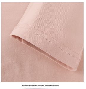 Camiseta de Manga Larga de Algodón Puro de 230 g, Precio de Fábrica de Bangladesh y China, Cuello Redondo, Corte Holgado - Product Image 6