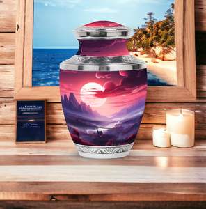 Urne funéraire en aluminium de fabrication artisanale pour une étiquetage privé, conçue pour préserver les cendres en toute sécurité tout en offrant confort, solidité et sérénité. - Product Image 6