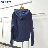 Sweat-shirts d'hiver 100% coton, coupe oversize, en polaire, impression numérique, logo personnalisé, streetwear hip-hop, épaules tombantes, haute qualité