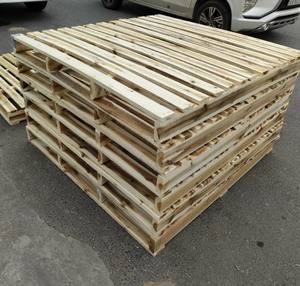Solution d'emballage durable de palette simple face en bois de pin/bois d'acacia/bois de caoutchouc en gros bon marché du Vietnam - Product Image 5