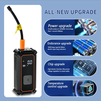 Cordless Tire Inflator 12V DC 150PSI Dual-Power 5400mAh Air Compressor for Cars Motorcycles Bicycles LED Light Digital Pressure