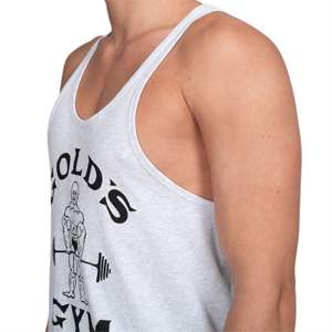 Camiseta de tirantes de culturismo para hombre Marl | Camiseta de entrenamiento sin mangas con chaleco de gimnasio de algodón orgánico | Camiseta sin mangas de entrenamiento Muscle Fit - Product Image 4