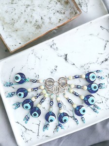 พวงกุญแจคาราบิเนอร์ DAFNI BIG PAZAR Evil Eye ทำจากโลหะผสม พร้อมปลายเคลือบสีแบบพิเศษ และลายนูน 3 มิติ - Product Image 5