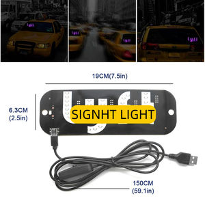 Nouvelle lumière de taxi universelle LED USB pour décorations de voiture, accessoires de conversion de couleur - Product Image 5