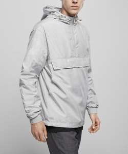 Jersey transpirable de diseño de moda a granel de talla grande 100% poliéster cortavientos Anorak chaqueta con capucha ropa de invierno chaqueta de hombre - Product Image 2