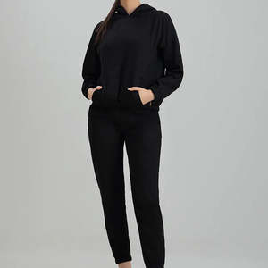 Chándales para mujer personalizado nailon algodón poliéster cortavientos niñas terciopelo tecnología polar mujer invierno chándal mujer chándal - Product Image 2