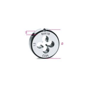 Fils de taraudage métriques à pas fin en acier chromé pour la gamme de produits tarauds et filières - Product Image 1