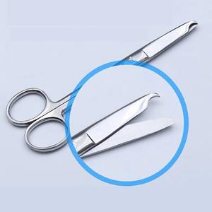 กรรไกรตัดไหมเย็บแผล Spencer Stitch สำหรับงานทันตกรรมและศัลยกรรม เครื่องมือแพทย์สำหรับตัดและถอดไหมเย็บ ระดับการแพทย์ - Product Image 1