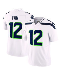 Maillots de football américain brodés de paillettes avec nom du joueur 100% polyester Prêt à expédier Meilleure qualité Jersey cousu - Product Image 3