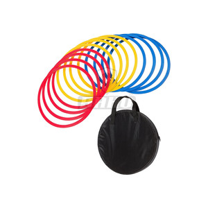 ห่วงพลาสติกฝึกความคล่องตัวอุปกรณ์ฝึกความคล่องตัวสำหรับลูกฟุตบอลสำหรับงานหนัก - Product Image 1