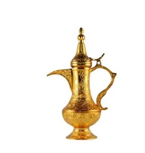 Handmade Brass Moroccan Teapot With Gold Finishing Modern Style Indian Brass <b>Coffee</b> and Tea Pot at Bulk Price Tea Pot - Product Image 1