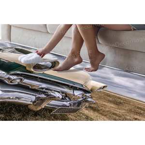 Tapis imprimé vibrant : rehaussez la décoration de votre salon, de votre bureau ou de votre couloir avec une fonction antidérapante, tapis gobelin - Product Image 4