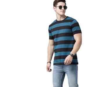 T-shirt en coton pour homme personnalisé, dernier design streetwear, tissu confortable, décontracté, à porter au quotidien - Product Image 4