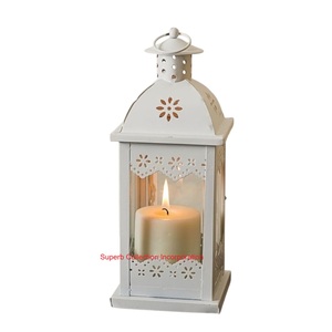 Juego de portavelas de farol de Metal marrón moderno, decoración de jardín interior y exterior, farolillos de vela decorativos de estilo Vintage a la venta - Product Image 4