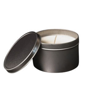 Pot disponible unique pot de bougie rond en métal et support pot de bougie en aluminium fait à la main cire de soja pour la décoration de la maison de noël - Product Image 4