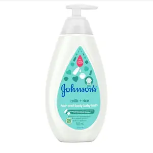 매수 베이비 케어 목욕 샤워 Johnsons 베이비 워시 100ml 병 액체 보습 우유 쌀 인도네시아 제품. 최고의 판매