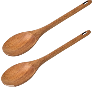 Utensilios de cocina de madera para remover, raspar, voltear y servir, utensilios de cocina antiadherentes, cubiertos de uso seguro, producto ecológico - Product Image 1