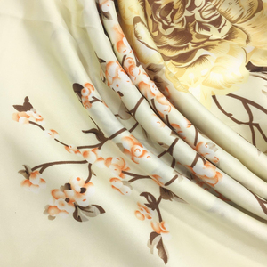 Wholesale High Quality Customizable Floral <b>Square</b> <b>Scarf</b> New Design Gray Bandana Printed 100% <b>Silk</b> Head Cover for Outdoor Scenes - Product Image 3