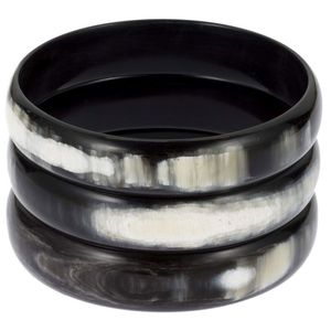 MEJOR CUERNO Hecho a mano de lujo al por mayor Natural Buffalo Ox Cow Horn Bangle Joyería de moda para hombres y mujeres - Product Image 4