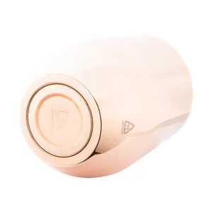 Bicchiere sostenibile in acciaio inossidabile con finitura oro riciclato - Product Image 3