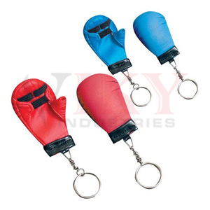 Fabriqué au Pakistan OEM Service 2025 Mini cuir de haute qualité avec porte-clés Mini gant MMA personnalisable en métal en acier inoxydable - Product Image 1