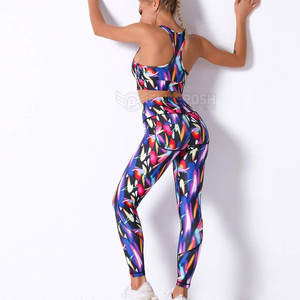 Ensemble de yoga pour femmes de meilleure qualité, matériel de haute qualité, nouveau design, grande taille, logo, taille, mode/décontracté, élastique et solide - Product Image 2