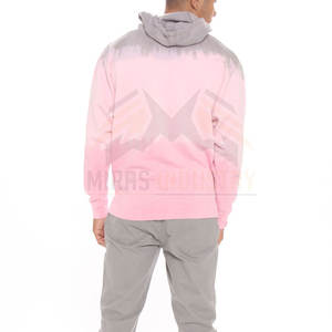 Pull-over surdimensionné décontracté pour hommes, sweat-shirt à capuche en molleton à motif solide, conception bouffante, logo personnalisé imprimé, hiver, cool, teint uni - Product Image 4