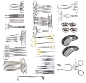 Kit Quirúrgico Vascular Abdominal Profesional y de Tendencia, Acero Inoxidable de Alta Calidad, Equipo Médico Manual Reutilizable - Product Image 1