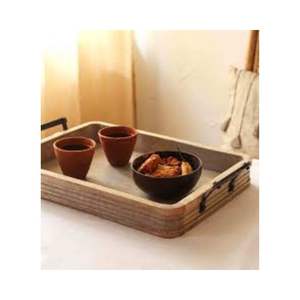 Design incroyable de ferme rustique et moderne plateaux de service en bois touche classique pour votre décoration de table prix abordable - Product Image 5