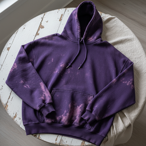 Sweats à capuche vintage lavés pour hommes et femmes, 100% coton, rétro, manches longues, mode Harajuku, pull ample, streetwear hip-hop, rapide - Product Image 1