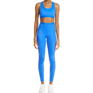 Soutien-gorge de sport pour femmes et leggings de yoga taille haute, vêtements de sport pour l'entraînement physique, soutien-gorge de sport et leggings de sport, collants en faible MOQ - Product Image 1