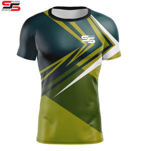 Rash Guard à manches courtes Compression sublimée - Product Image 3