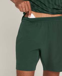 กางเกงขาสั้นเล่นเทนนิสแบบลำลองของผู้ชายผ้าแคนวาสระบายอากาศได้อย่างรวดเร็วมีโลโก้ด้านหน้าตัวเลือกกระเป๋าเอวยางยืดออกแบบสีได้ตามต้องการ - Product Image 5