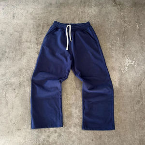 Nuevo fabricante de chándal holgado de moda, conjunto de chándales de algodón de alta calidad para hombre con sudadera con cremallera y pantalón, conjunto de dos piezas - Product Image 4