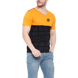 Camiseta de entrenamiento Dry Fit para hombre, camisa de manga corta de algodón 100%, transpirable, que absorbe la humedad, servicio OEM - Product Image 5