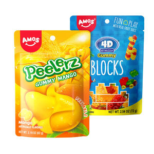 Caramelos de Goma AMOS Peelerz Sabor Plátano, Bolsas de 6oz con Divertido Diseño de Cáscara de Plátano, la Capa Exterior se Desprende para Revelar un Centro Suave y Masticable - Product Image 2