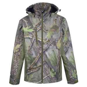 Chaqueta de invierno Softshell con logotipo personalizado para hombre, nuevo cuello levantado, tejido de punto impermeable ligero, estilo informal, deportes al aire libre - Product Image 1