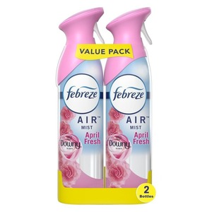 Febreze Geruchsbekämpfungslufterfrischer mit daunenförmigem Duft, April Fresh, Packung mit jeweils 2, 8,8 fl oz