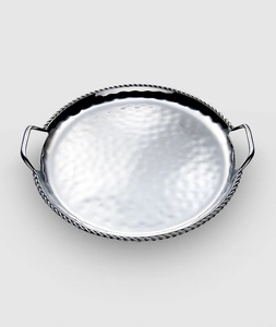 Prix de gros Logo personnalisé Plateau de service en métal Plateaux en métal pour les cadeaux d'entreprise ou la marque Disponible à des prix abordables - Product Image 5