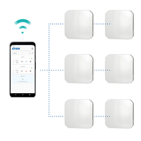 Unité de récupération de chaleur décentralisée BSK Zephyr sans conduit, murale, HRV moderne, flexible, avec Wi-Fi, échangeur de chaleur en céramique, flux d'air frais