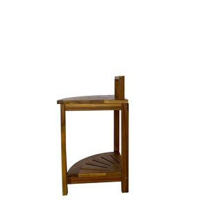 Mesa de centro de madera maciza moderna con color y tamaño personalizables para uso en sala de estar y baño - Product Image 1